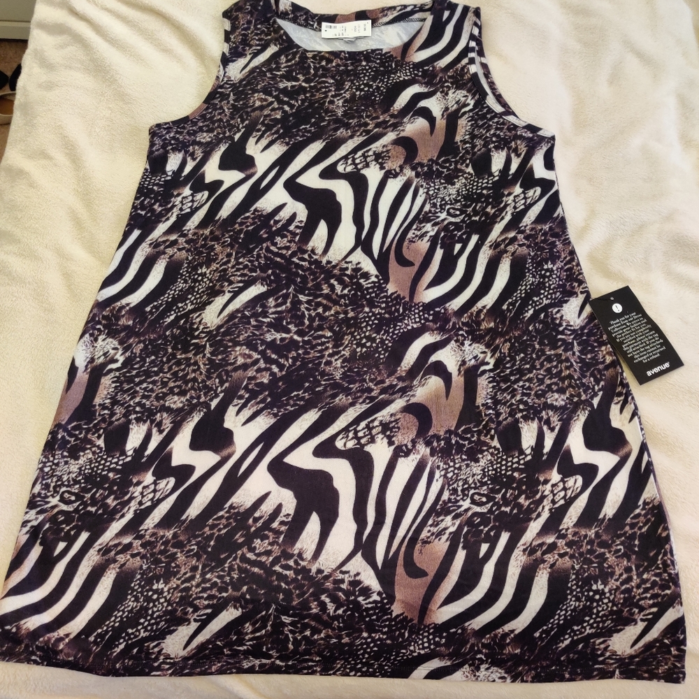 Multi animal print summer dress
